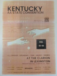 2024 Kentucky AA State Convention @ The Clarion | Lexington | Kentucky | United States