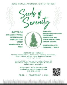 Seeds of Serenity @ Our Lady of Fatima Retreat House | Indianapolis | Indiana | United States