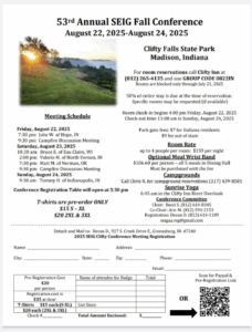 SEIGAA Fall Conference @ Clifty Falls State Park | Madison | Indiana | United States